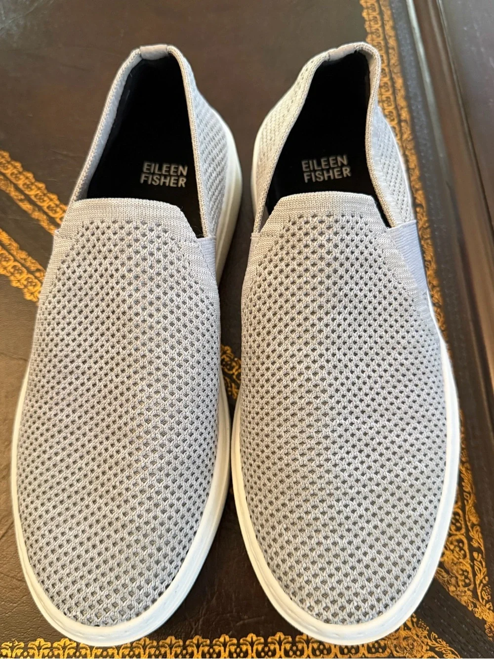 Eileen Fisher Pari Stretch Knit Platform Sneaker, Retail $165